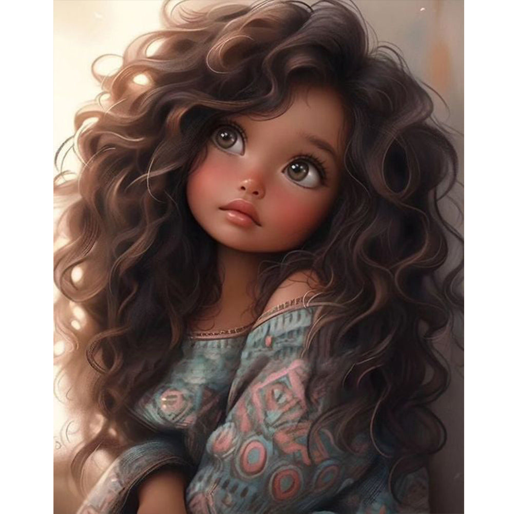 Diamond Painting - Full Round - sweet girl (40*50CM)