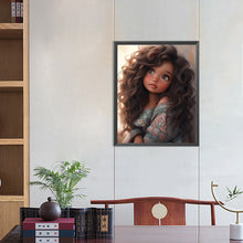 Load image into Gallery viewer, Diamond Painting - Full Round - sweet girl (40*50CM)
