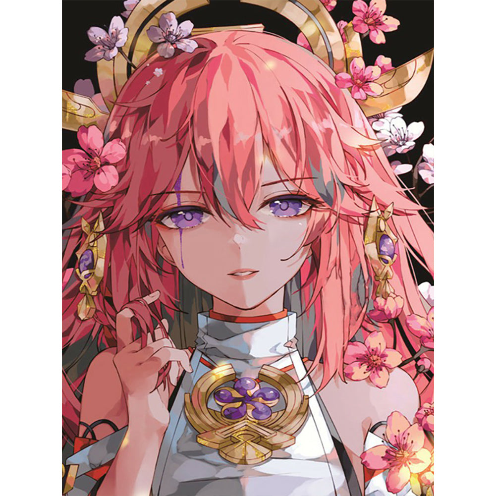 Diamond Painting - Full Round - Yae Sakura (30*40CM)