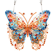 Load image into Gallery viewer, Acrylic Single-Sided Diamond Painting Hanging Pendant for Home Decor (Butterfly)
