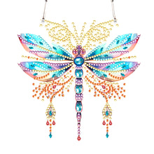 Load image into Gallery viewer, Acrylic Single-Sided Diamond Painting Hanging Pendant for Home Decor (Dragonfly)
