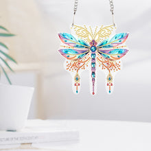 Load image into Gallery viewer, Acrylic Single-Sided Diamond Painting Hanging Pendant for Home Decor (Dragonfly)
