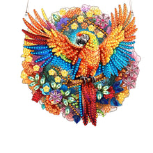 Load image into Gallery viewer, Acrylic Single-Sided Diamond Painting Hanging Pendant for Home Decor (Parrot)
