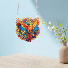 Load image into Gallery viewer, Acrylic Single-Sided Diamond Painting Hanging Pendant for Home Decor (Parrot)
