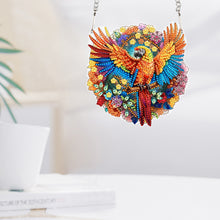 Load image into Gallery viewer, Acrylic Single-Sided Diamond Painting Hanging Pendant for Home Decor (Parrot)
