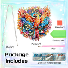 Load image into Gallery viewer, Acrylic Single-Sided Diamond Painting Hanging Pendant for Home Decor (Parrot)

