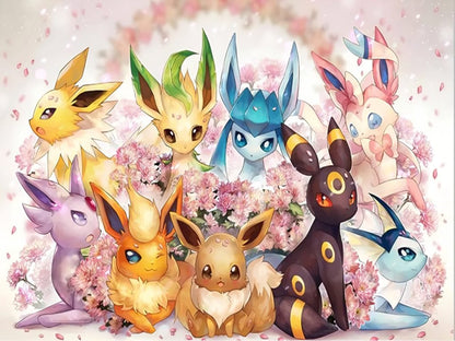 Diamond Painting - Full Round - Pokemon (75*50CM)