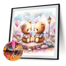 Load image into Gallery viewer, Diamond Painting - Full Round - couple bears (40*40CM)
