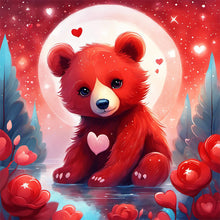 Load image into Gallery viewer, Diamond Painting - Full Round - red bear (40*40CM)
