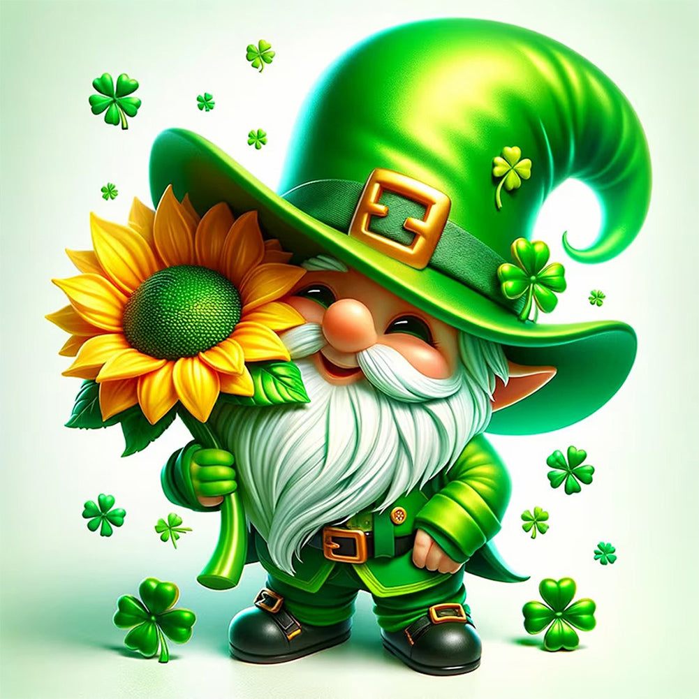 Diamond Painting - Full Round - Goblin St. Patrick's Day (40*40CM)