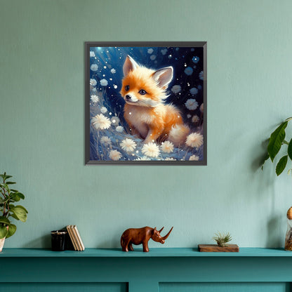 Diamond Painting - Full Round - fox on clouds (30*30CM)