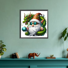 Load image into Gallery viewer, Diamond Painting - Full Round - green goblin (30*30CM)
