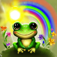 Load image into Gallery viewer, Diamond Painting - Full Round - Little frog (30*30CM)
