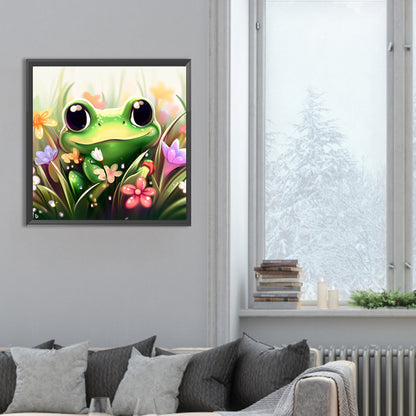 Diamond Painting - Full Round - Little frog (30*30CM)