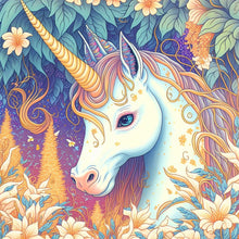 Load image into Gallery viewer, AB Diamond Painting - Full Round - forest unicorn (40*40CM)

