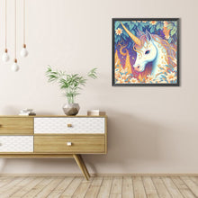 Load image into Gallery viewer, AB Diamond Painting - Full Round - forest unicorn (40*40CM)
