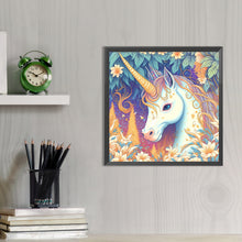 Load image into Gallery viewer, AB Diamond Painting - Full Round - forest unicorn (40*40CM)
