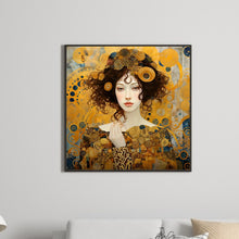 Load image into Gallery viewer, Diamond Painting - Full Round - art nouveau girl (40*40CM)

