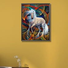 Load image into Gallery viewer, AB Diamond Painting - Full Round - white horse (40*55CM)
