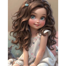 Load image into Gallery viewer, Diamond Painting - Full Square - little girl (30*40CM)
