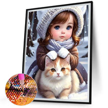 Load image into Gallery viewer, Diamond Painting - Full Square - little girl (30*40CM)
