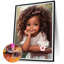 Load image into Gallery viewer, Diamond Painting - Full Square - little girl (30*40CM)
