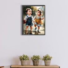 Load image into Gallery viewer, Diamond Painting - Full Square - little girl (30*40CM)
