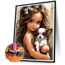Load image into Gallery viewer, Diamond Painting - Full Round - little girl (50*65CM)
