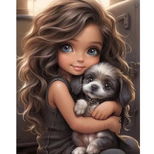 Load image into Gallery viewer, Diamond Painting - Full Round - little girl (50*60CM)
