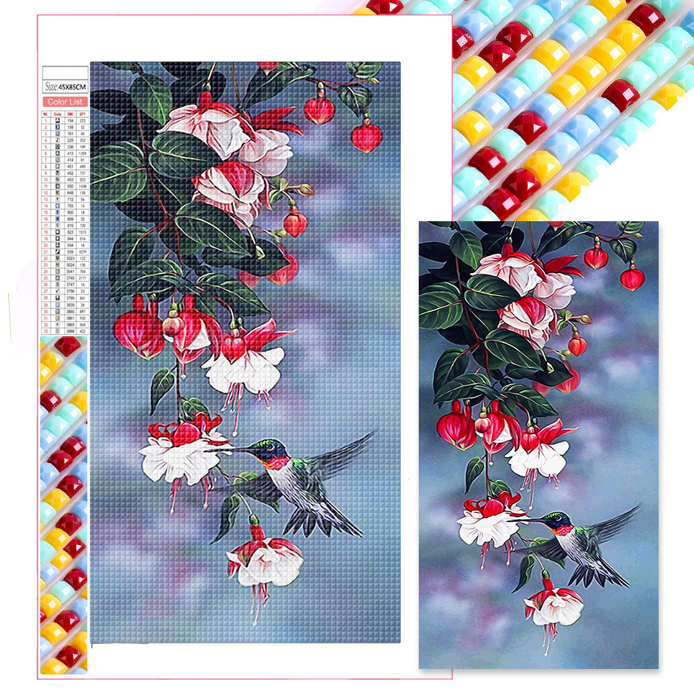Diamond Painting - Full Square - hummingbird (45*85CM)