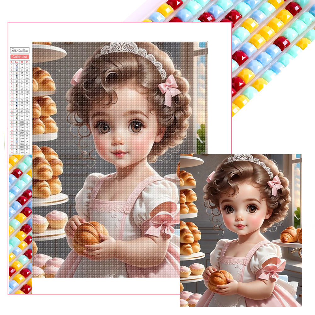 Diamond Painting - Full Square - little girl (40*50CM)