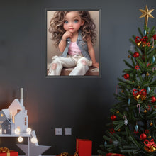 Load image into Gallery viewer, Diamond Painting - Full Square - little girl (40*50CM)
