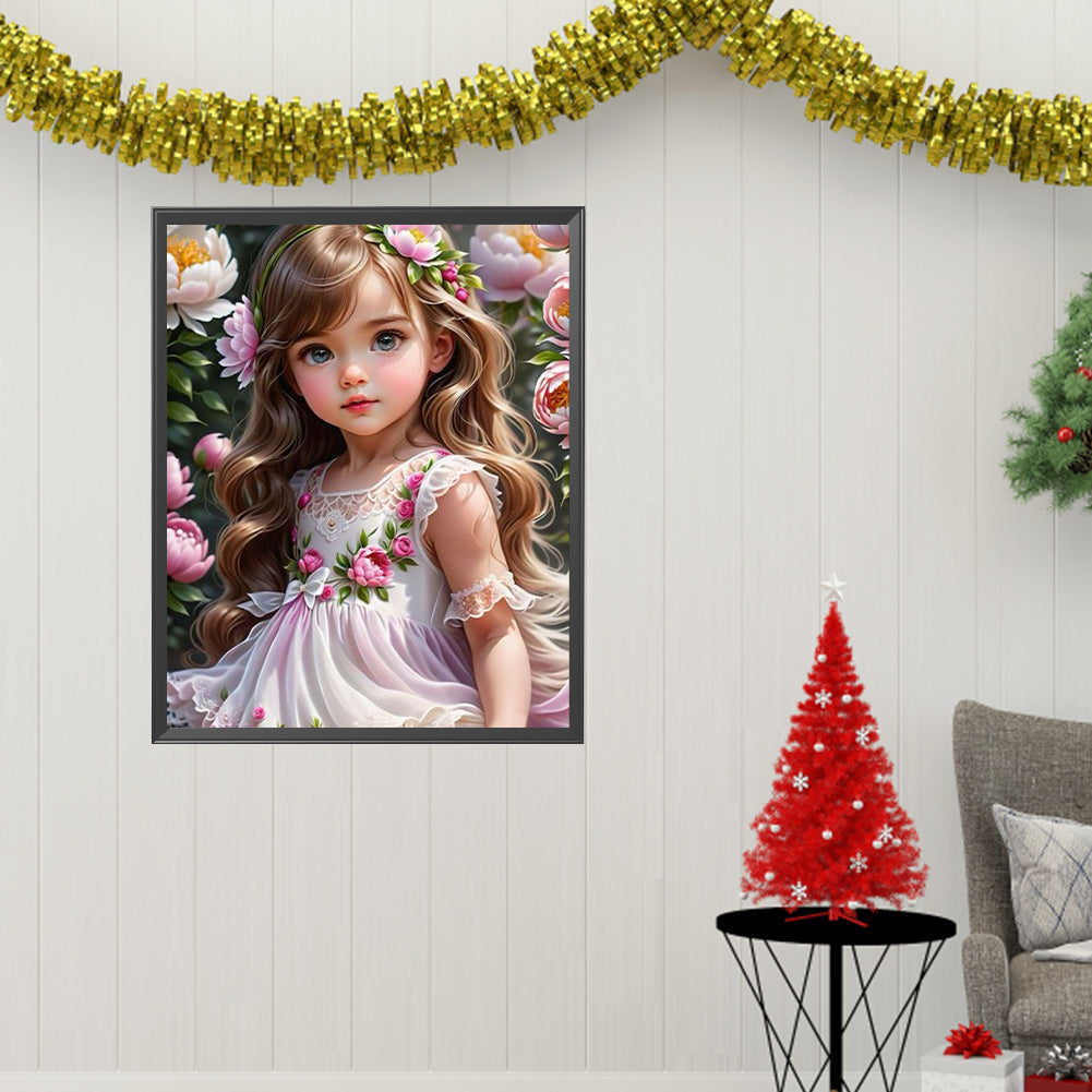 Diamond Painting - Full Square - little girl (40*50CM)