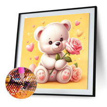 Load image into Gallery viewer, Diamond Painting - Full Round - Rose Bear¡¤Yellow (30*30CM)
