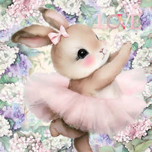 Load image into Gallery viewer, Diamond Painting - Full Round - Rabbit dance joy (30*30CM)
