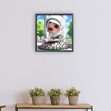 Load image into Gallery viewer, Diamond Painting - Full Round - girl and book (30*30CM)
