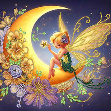 Load image into Gallery viewer, Diamond Painting - Partial Special Shaped - Moon Elf (30*30CM)
