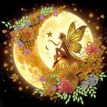 Load image into Gallery viewer, Diamond Painting - Partial Special Shaped - Moon Elf (30*30CM)
