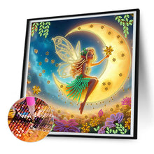 Load image into Gallery viewer, Diamond Painting - Partial Special Shaped - Moon Elf (30*30CM)
