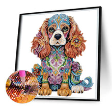 Load image into Gallery viewer, Diamond Painting - Partial Special Shaped - color puppy (30*30CM)
