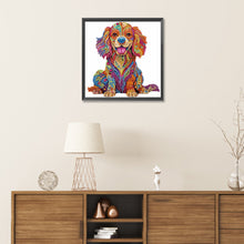 Load image into Gallery viewer, Diamond Painting - Partial Special Shaped - color puppy (30*30CM)
