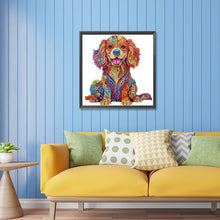 Load image into Gallery viewer, Diamond Painting - Partial Special Shaped - color puppy (30*30CM)
