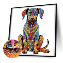 Load image into Gallery viewer, Diamond Painting - Partial Special Shaped - color puppy (30*30CM)
