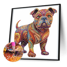 Load image into Gallery viewer, Diamond Painting - Partial Special Shaped - color puppy (30*30CM)
