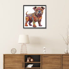 Load image into Gallery viewer, Diamond Painting - Partial Special Shaped - color puppy (30*30CM)
