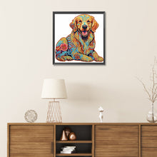 Load image into Gallery viewer, Diamond Painting - Partial Special Shaped - color puppy (30*30CM)
