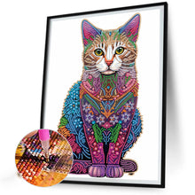 Load image into Gallery viewer, Diamond Painting - Partial Special Shaped - color cat (30*40CM)
