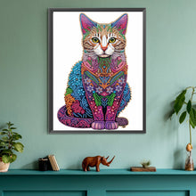 Load image into Gallery viewer, Diamond Painting - Partial Special Shaped - color cat (30*40CM)
