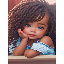 Load image into Gallery viewer, Diamond Painting - Full Round - little girl and animals (30*40CM)
