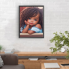 Load image into Gallery viewer, Diamond Painting - Full Round - little girl and animals (30*40CM)
